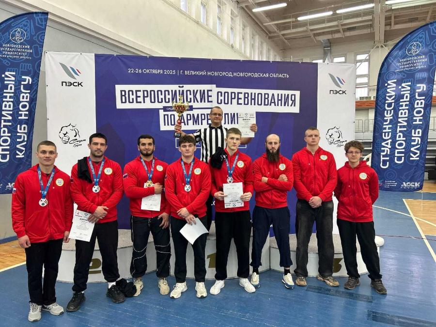 Сборная ДГТУ – вторая среди вузов России по армрестлингу