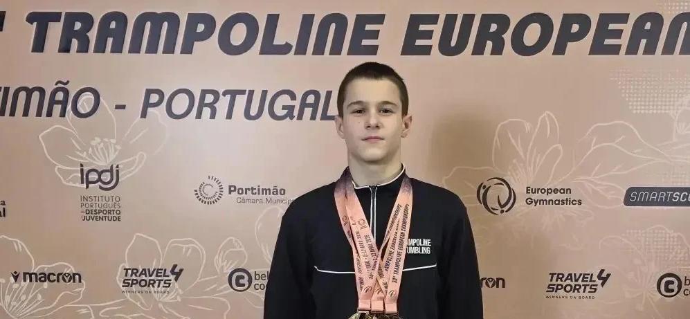 Студент ДГТУ стал чемпионом Европы по прыжкам на батуте