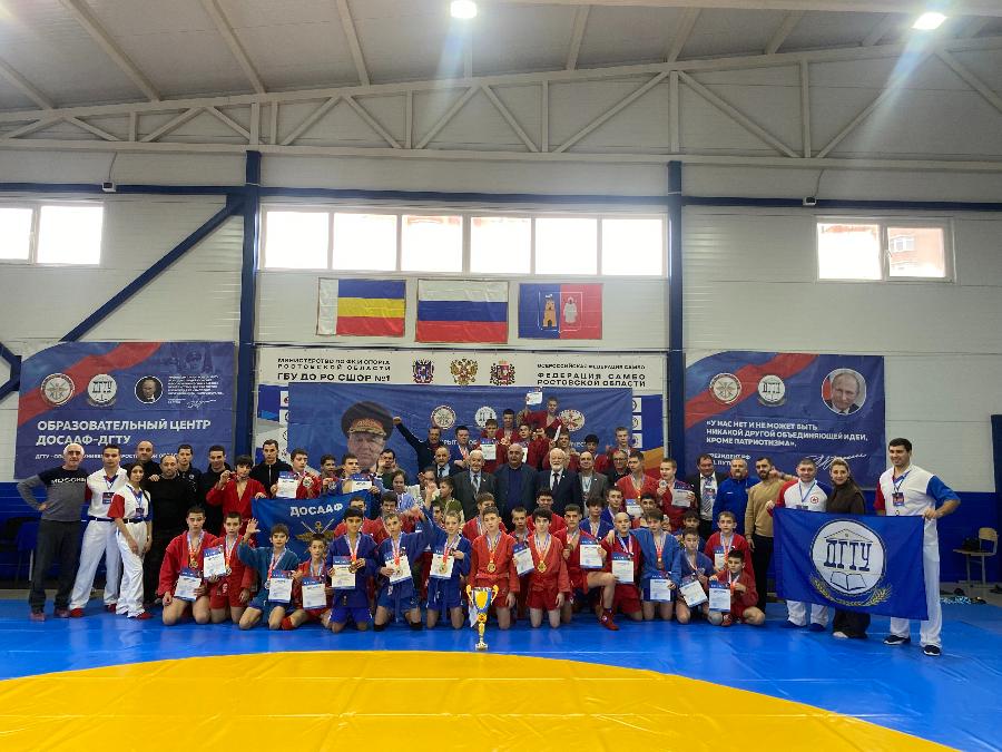 ОЦ ДОСААФ-ДГТУ провел Открытый областной военно-патриотический турнир по самбо