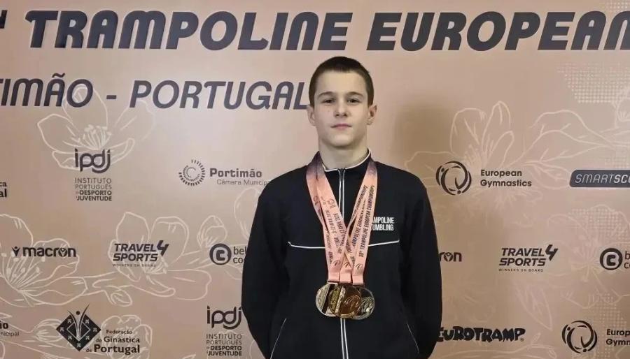 Студент ДГТУ стал чемпионом Европы по прыжкам на батуте