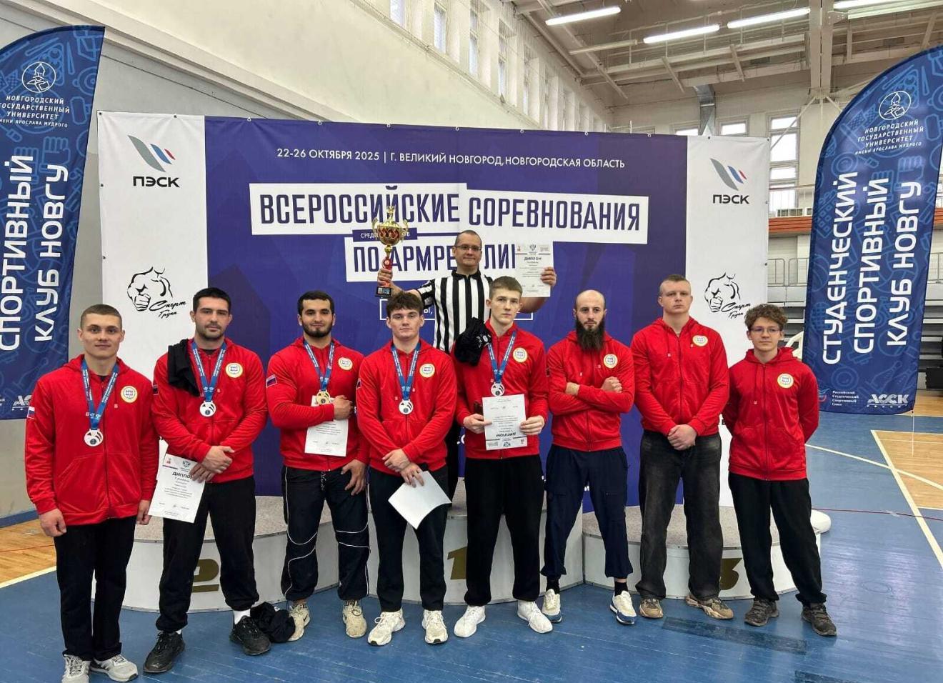 Сборная ДГТУ – вторая среди вузов России по армрестлингу