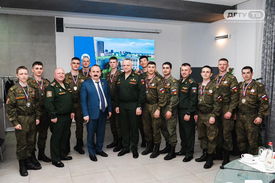 Ректор ДГТУ приветствовал призеров Межвузовской военно-инженерной универсиады 